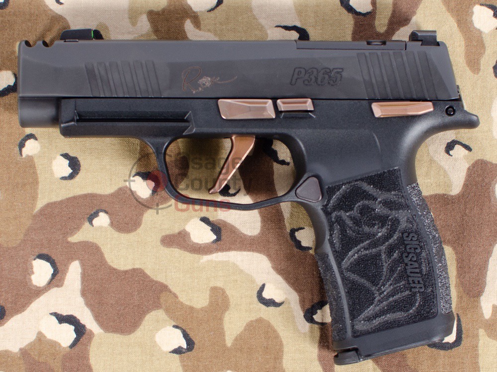 Sig Sauer P365XL Comp Rose, 9mm, 3.1" BBL, 10rd, Vault Safe