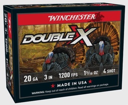 [STH2034] Winchester Double X Turkey  20 GAUGE 3 1200  1-5/16 High Velocity, 10rd box