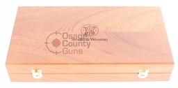 [P856777-BOX] S&W - Wood and felt revolver box