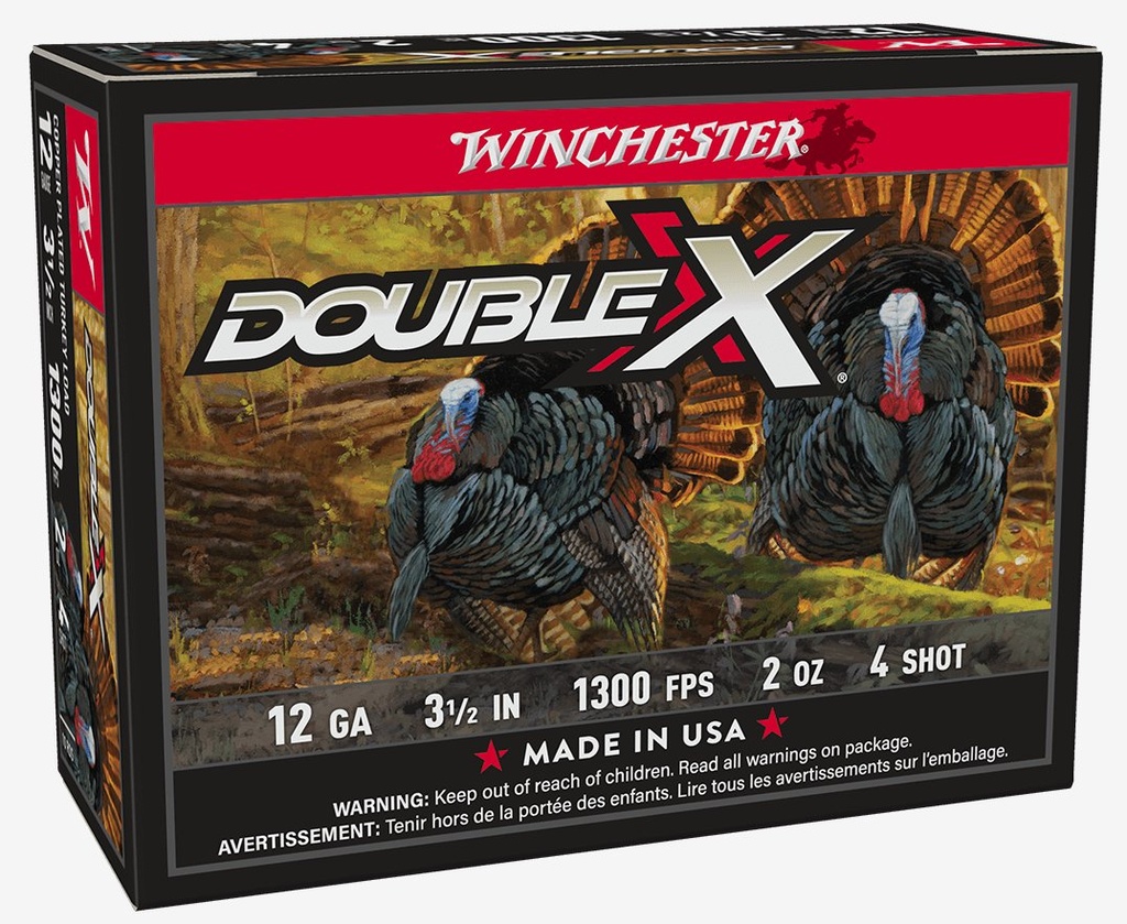 Winchester XX Turkey, 12GA, 3.5", #4, 2oz High Velocity, 10rd