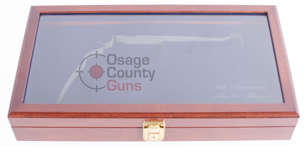 S&W - 357 Mag 75th anniversary wood/felt box