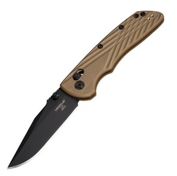 [Hogue-24377] Hogue Deka Manual Folder 3.25" Clip Point Blade, Black/FDE