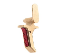 [TD-P320-TRIG-GOLD-RED] Tyrant CNC Trigger for SIG P320 - Gold/Red