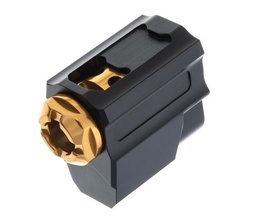 [TD-P320COMP-BLK/GOLD] Tyrant CNC T-COMP for SIG P320 - Black/Gold