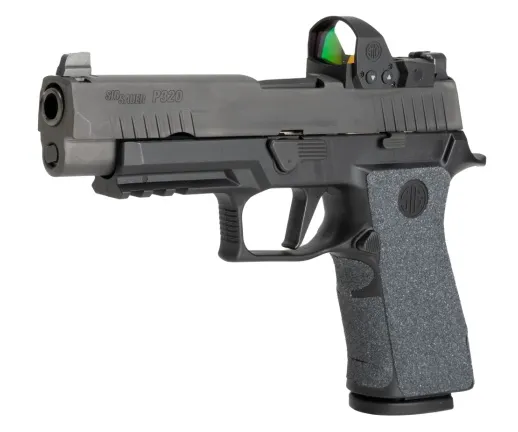 Hogue Sig Sauer P320 9 / 40 / 357 - Wrapter Grit Adhesive Grip - Black - X5 Grip Module Full Size