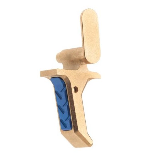 Tyrant CNC Trigger for Sig Sauer P320 - Gold/Blue