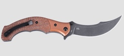 [7465] CRKT Ritual Compact, Brown, Micarta w/Stainless Steel Bolster