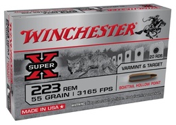 [W223HP55] Winchester Super-X BHP, 223 Rem, 55 Gr, 20 Rds
