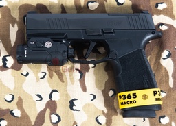 [365XCA-9-BXR3-TACPAC-10] Sig Sauer P365 XMACRO w/FOXTROT2R Light, 9mm, 3.7" BBL, 3x10 Rds