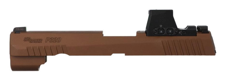Sig Sauer P320 Full Size Slide Assy w/Romeo-X, Coyote
