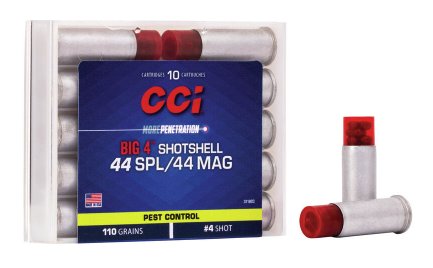 CCI Big 4 Shotshell, 44 SPL/44 REM MAG, 110 Gr, 4 Shot, 10 Rds