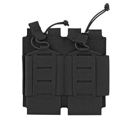 [37FS46BK] BLACKHAWK Foundation Double AR-15 Mag Pouch, Nylon, Black