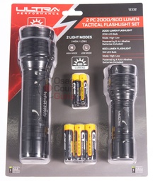 [FOT-12332] Ultra Performance 2 Pc 2000LM / 600LM Tactical Flashlight Set