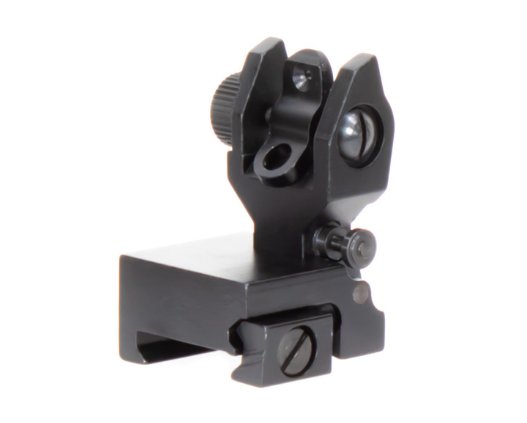 AimSports AR Low Profile Rear Flip-Up Sight