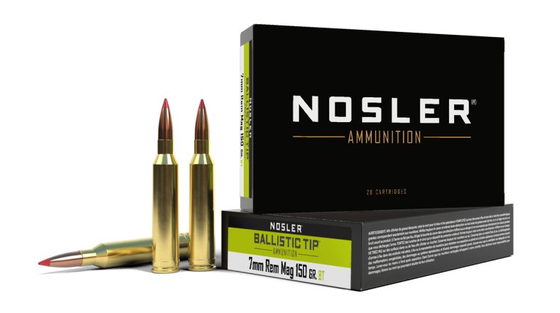 Nosler 7mm Rem, 150 Gr, Ballistic Tip, 20 Rds