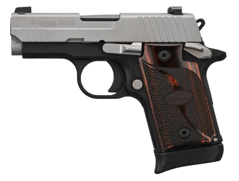Sig Sauer P938 Two-Tone SAO, 9mm, 3" BBL, 6 / 7 Rds