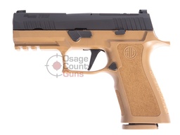 [320XCA-9-RTXR3-COY-R2] Sig Sauer P320 Carry OR Two Tone, Coyote/Black, 9mm, 3.9" BBL, 2x17 Rds