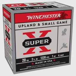 [X204] Winchester Super X Heavy Game, 20 ga 2-3/4"  1 oz 4 Shot 25 Rds