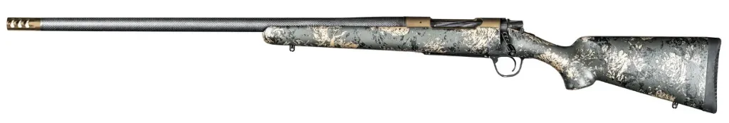 Christensen Arms Ridgeline FFT Burnt Bronze Left Hand 300 PRC 22 in Burnt Brz Cerakote Carbon w/Green & Tan