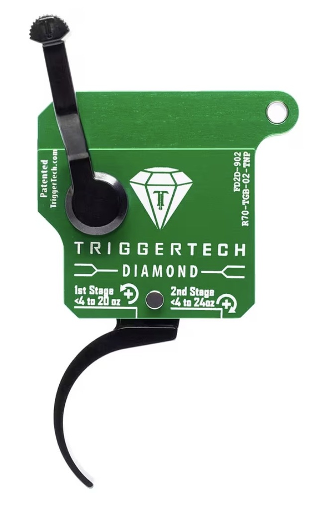 TriggerTech Remington 700 Two-Stage Black Diamond Pro - Curved