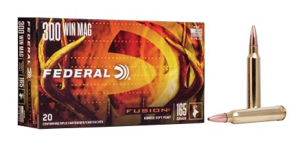 Federal Fusion Soft Point, .300 Win Mag, 165 Gr, 20 Rds