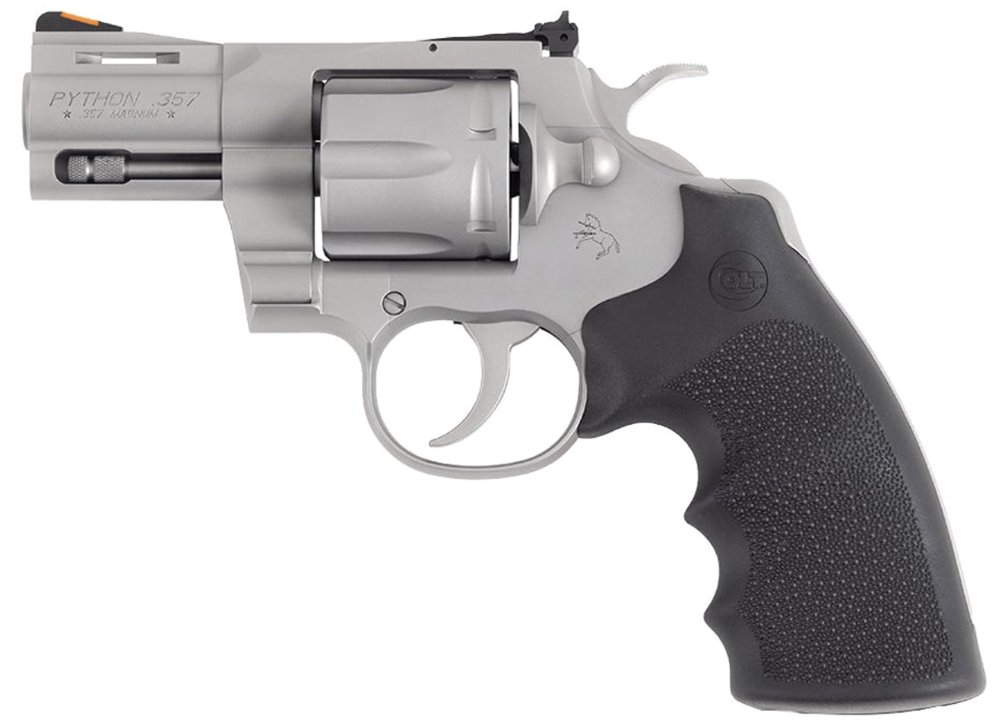 Colt PYTHON, 357 MAG, 2.5in BBL, MATTE STAINLESS