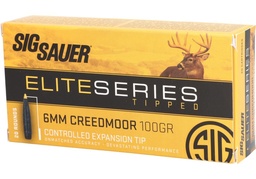 [E6MMCTH2-20] Sig Sauer Elite Series Tipped - 100gr - 6mm Creedmoor - 20rd