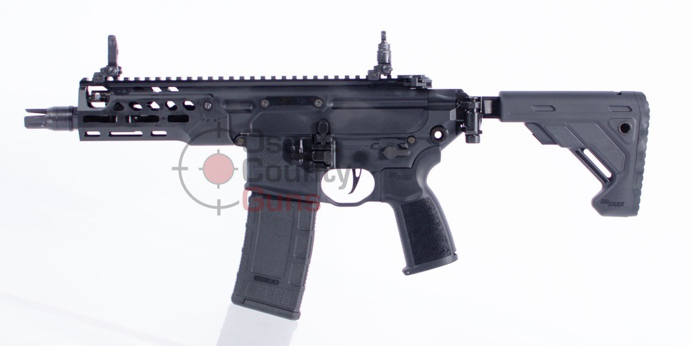 Sig Sauer MCX Rattler LT SBR 300 BLK 6.75" Black Folding — WRMCX-300B-6B-LT-SBR