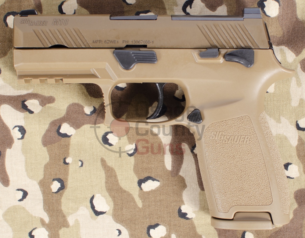 Sig Sauer P320 M18 Carry US Military Model, 9mm, 3.9" BBL, 1x17rd / 2x21rd