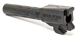 [320B910NCLOQ-N] Faxon SIG P320 Compact Flame Fluted 9mm Barrel - Black