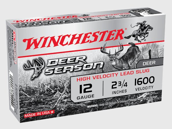 Winchester Deer Season, Rifled Slug, 12 Ga, 2-3/4", 5 Rds