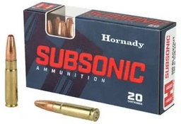 [80877] Hornady Sub-X Flex Tip Subsonic - 190gr - .300 Blackout - 20rd