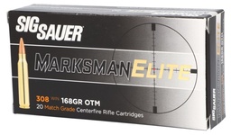 [E308M1-20] Sig Sauer Ammo Elite Match Grade, 168gr, 308 Win, 20rd