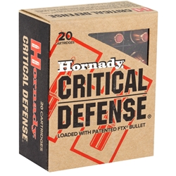 [91340] Hornady Ammo FTX CD, 165gr, 40 S&W, 20rd