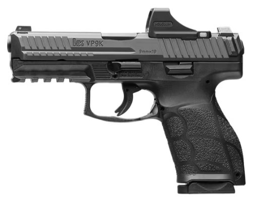 Heckler & Koch VP9A1 K w/Holosun SCS, 9mm, 4.09" BBL, 2x15 Rds
