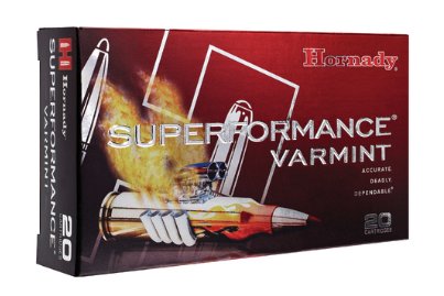 Hornady Superformance Varmint, 22-250 Rem, 35 Gr, NTX SPF, 20 Rds