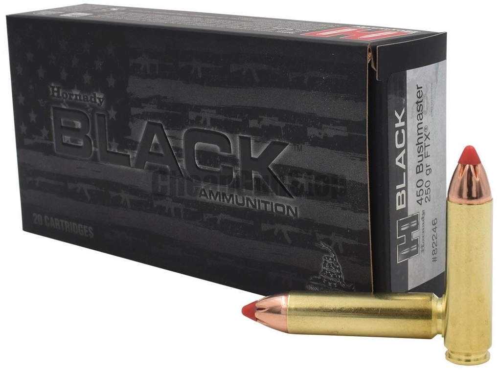 Hornady Black Ammunition - 250gr - 450 Bushmaster - 20rd