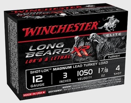 [STLB123M4] Winchester Long Beard XR, 12 Ga, 3", #4 shot 1-7/8 oz, -Lok w/ Plated Lead,  10 Rds