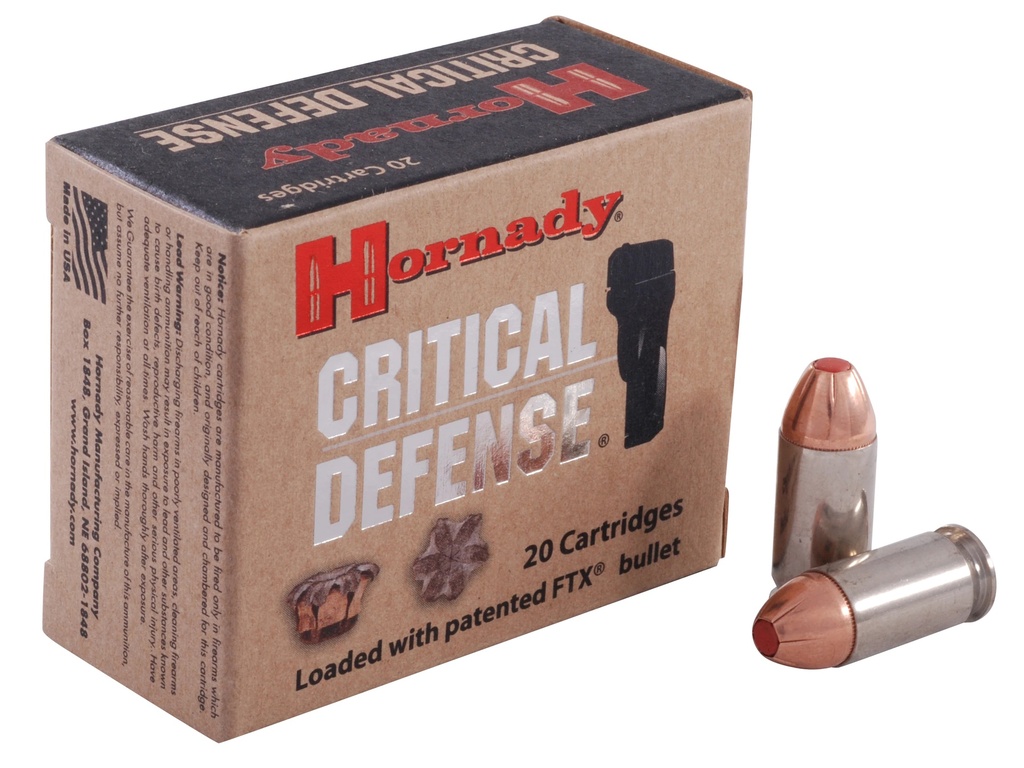 Hornady Ammo Critical Defense, 185gr, .45 ACP, 20rd