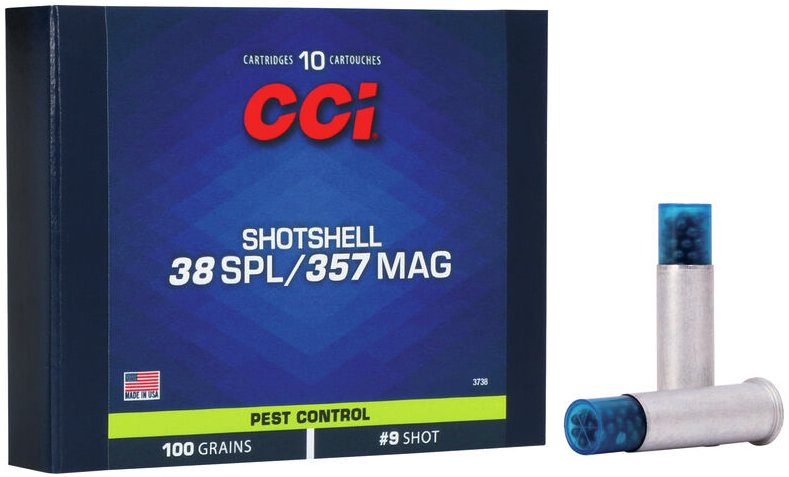 CCI Pest Control Shotshell - 100gr - .38 Spl / .357 Mag - 10rds