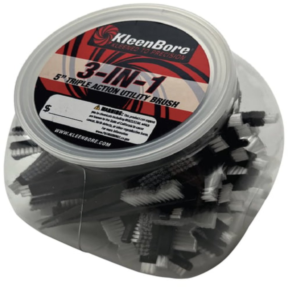 KLEEN KleenBore UT221CGLOBE Triple Action Utility Brush 5" Nylon