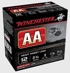 [AAM127] Winchester AA Target Load, 12 Ga, 2-3/4", 1-1/8 oz, 25 Rds