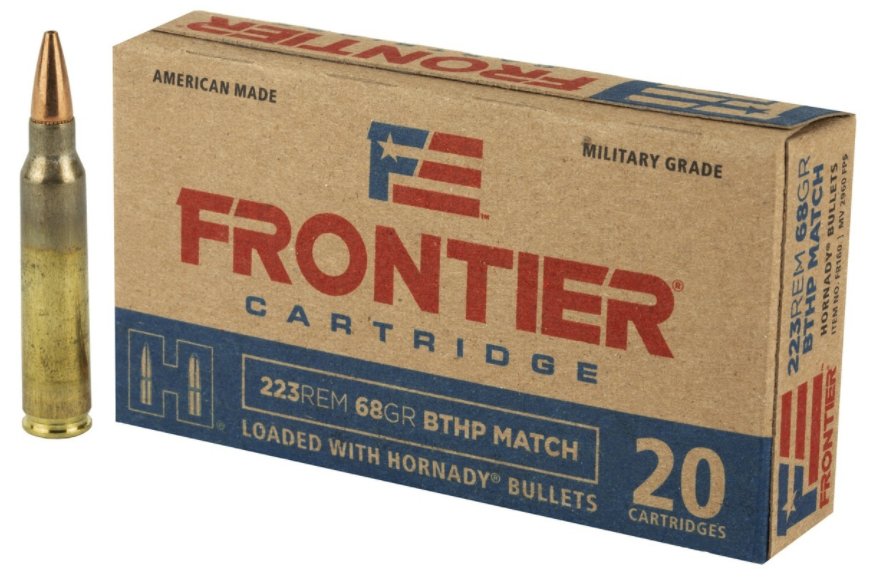 Hornady Frontier BTHP Match - .223 Rem - 68gr - 20rd