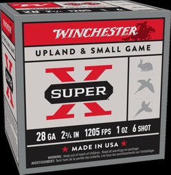 [X28H6] Winchester Super-X  Heavy Game, 28 GAUGE 2-3/4   #6 25rd box