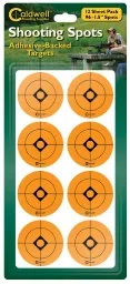 [652710] Caldwell 1.5" Orange Shooting Spots, 12 sheets (96 ct)