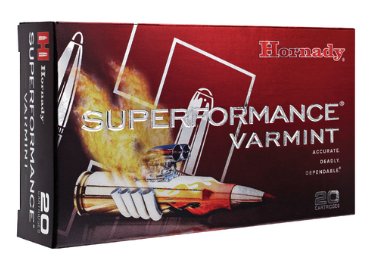 Hornady Superformance V-MAX, .223 Rem, 50 Gr, 20 Rds