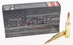 [81263] Hornady Black FMJ, 5.56 NATO, 62 Gr, 20 Rds