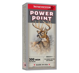 [X300WSM1] Winchester .300 WSM, 150gr, Power Point, 20rds