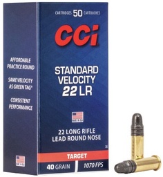 [0035] CCI Standard Velocity Lead Round Nose - 40gr - .22 LR - 50rd