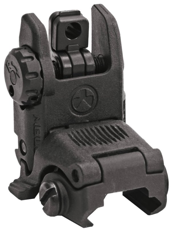 Magpul MBUS Back-Up Sight – Rear, Gen 2, Black — MAG248-BLK